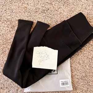 Aerie Black Fleece Leggings